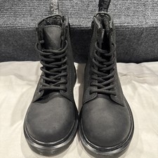 Doc Martens 1460 Black Boots, Sherpa Lined, Brand New, Kids Size US 1