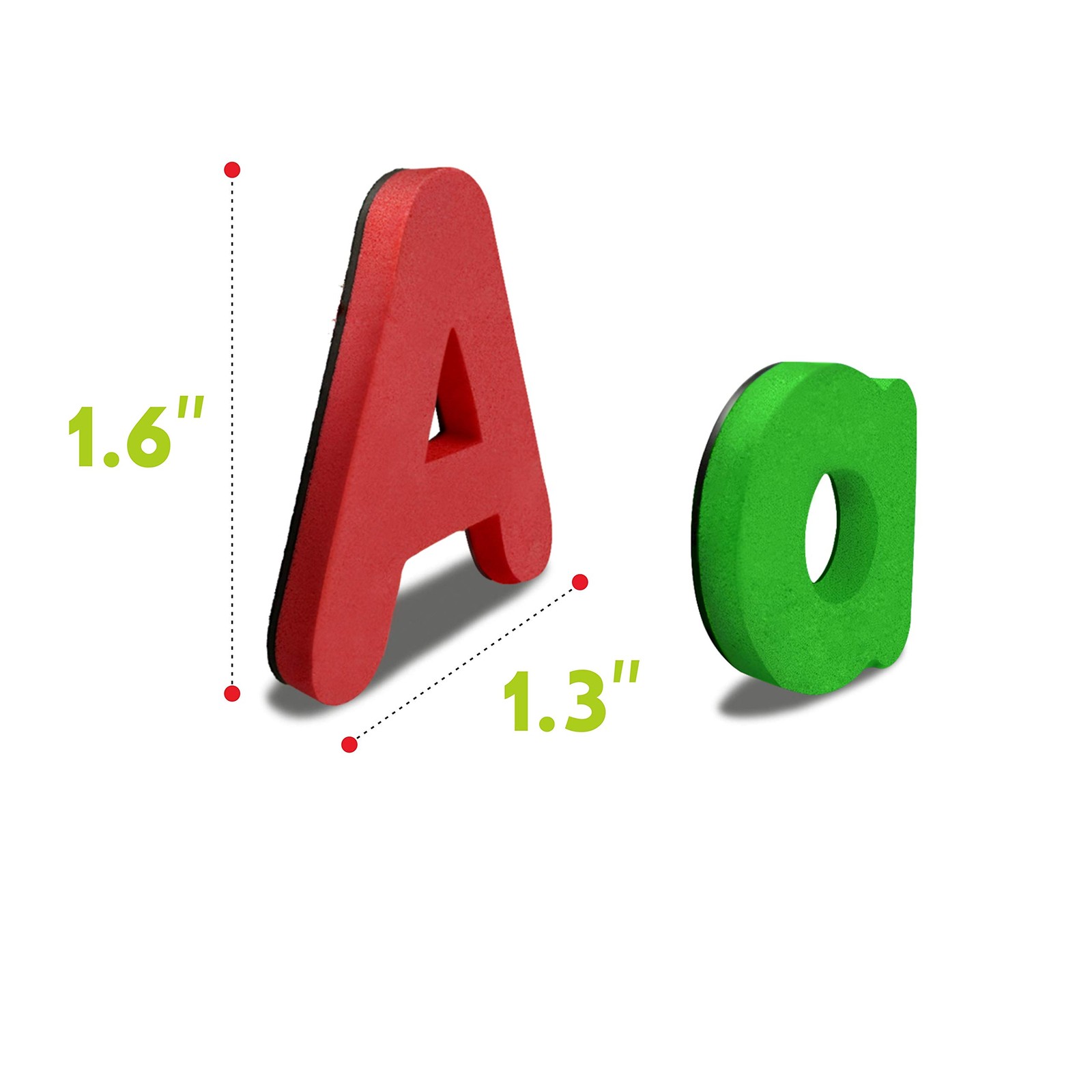 Magnetic Letters Magnets Alphabet and Numbers Toy ABC 123 Fridge Plastic Toy Set