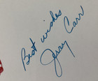JERRY CARR NASA Astronaut SKYLAB Autographed Signed Card — photo 2