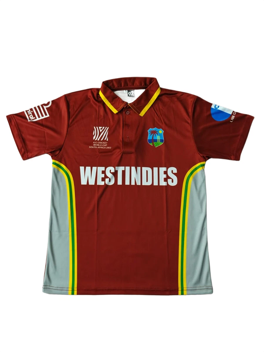 Débardeur / Pull Sans Manches West Indies Cricket - Jersey Noir - Taille M (Medium) - État Excellent