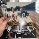 Joe Montana & Dan Marino Auto 8x10 UDA Photo Signed Upper Deck 49ers Dolphins
