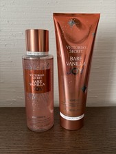 Victoria's Secret Bare Vanilla Joy Shimmer Fragrance Mist Body Spray Lotion