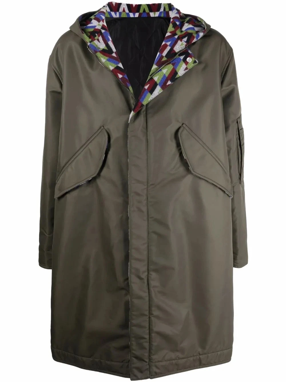 Cappotto Parka Valentino Garavani Stampa Ottica