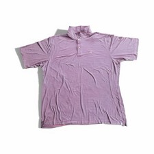 Peter Millar Seaside XXL Pink Blue Striped Men's Polo Shirt