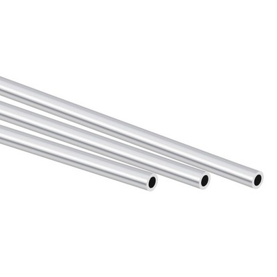 3 Pcs 6mm OD 4mm Inner Dia 300mm Length 6063 Aluminum Round Tube for DIY