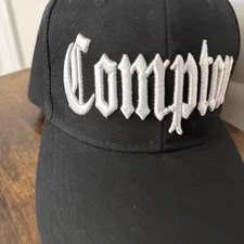 Compton Cap Hat Adult Adjustable Black