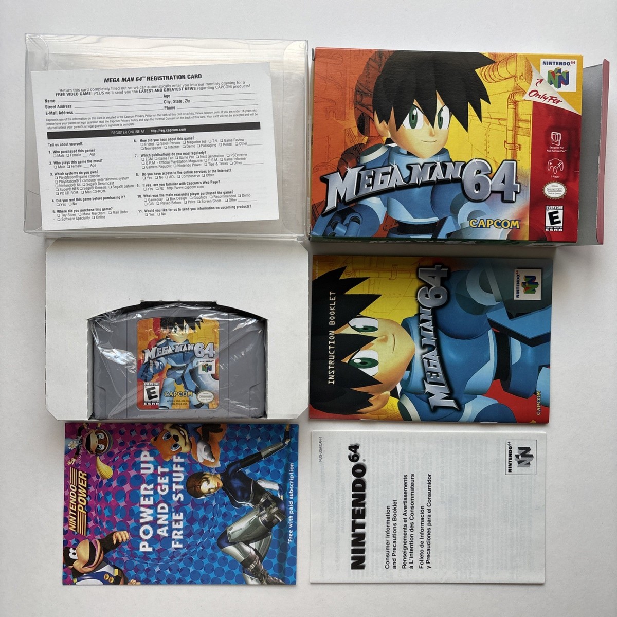 Mega Man Nintendo 64 N64 Authentic 100% Complete In Box CIB Reg