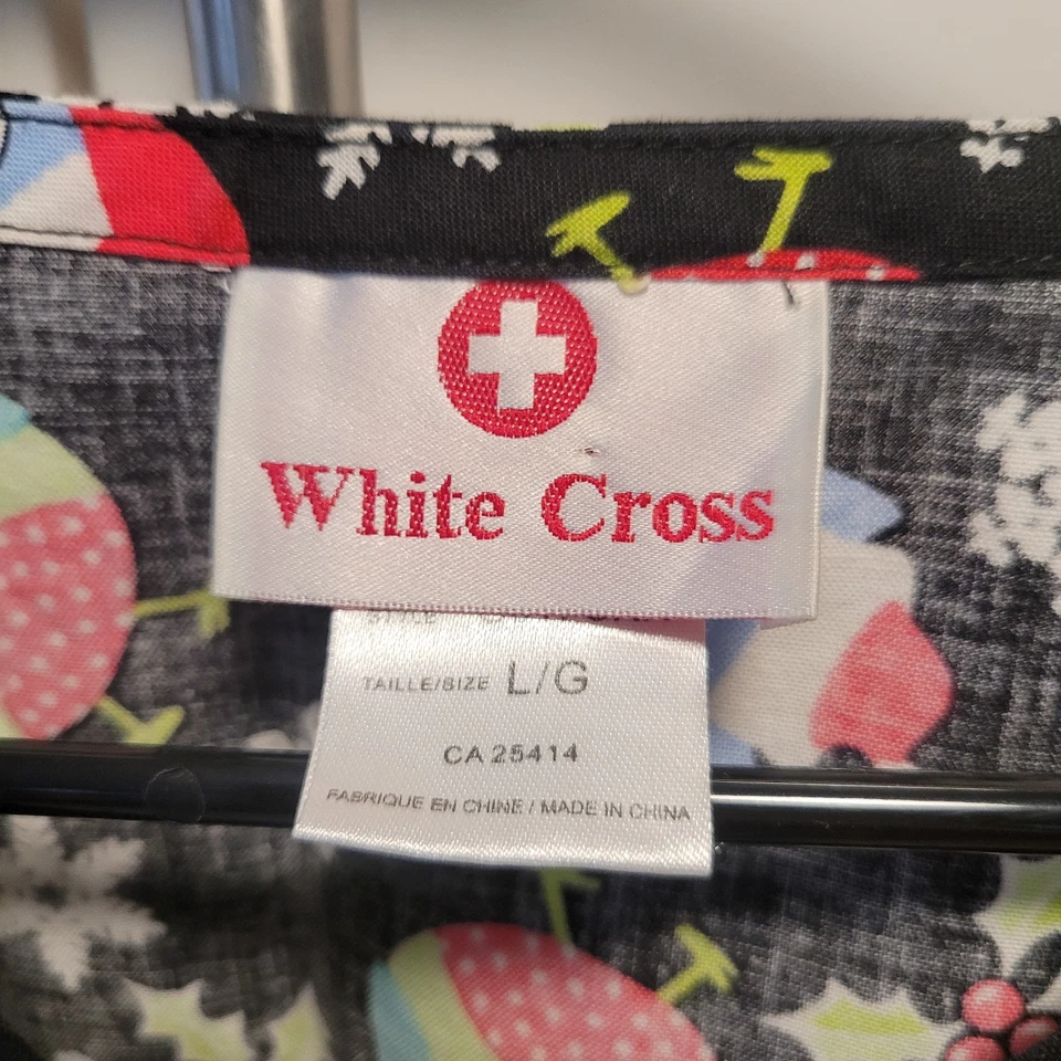 Blusa Médica Exfoliante Navidad Dibujos Animados Búhos L Algodón Invierno Foto 3 de 4