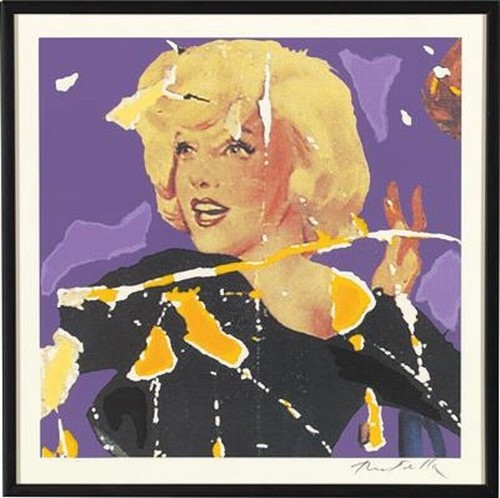 Mimmo ROTELLA, “Marilyn, i volti”, Serigrafia e Collage,Pop Art, Cinema, glamour - Foto 2 di 3