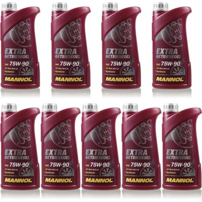 9L Original MANNOL Extra Getriebeöl 75W-90 API GL 4/GL 5 LS MN8103-1