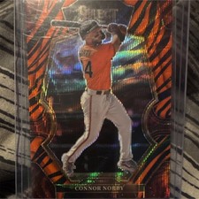 Panini Select Connor Norby Orioles Tiger  Prizm Premier Level #113 Baseball Card