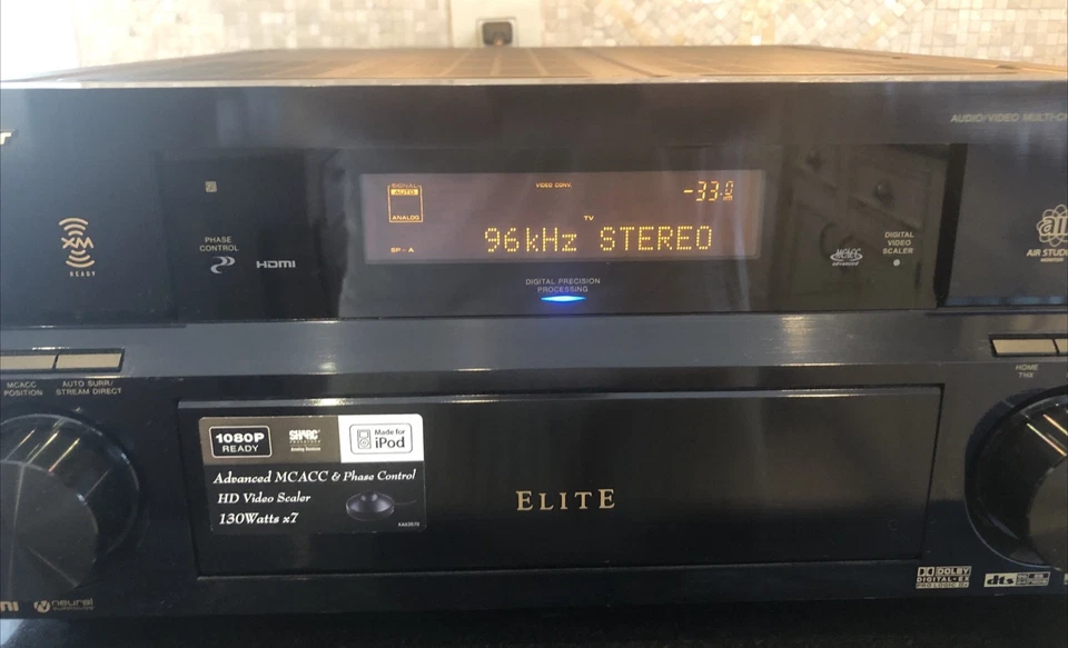 Pioneer Elite VSX-82TXS 7.1 Channel 910 Watt HDMI Home Theater Receiver Open Box - Image 3 of 4