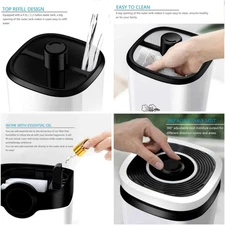 Cool Mist Humidifiers - Essential Oil Top Fill Humidifier Cool Ultrasonic Hum...