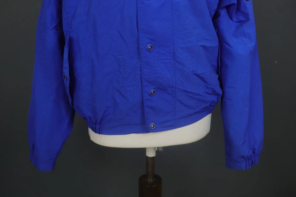 Chaqueta cortavientos Thomas Burberry azul 100 % nailon manga larga frontal a presión talla M Foto 3 de 4