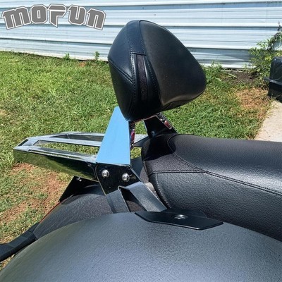 MOFUN Sissy Bar Backrest with Luggage Rack for Victory Cross Roads Country 10-17