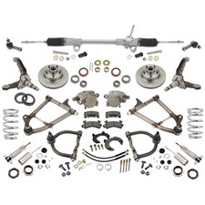 Fits Mustang Ii Ifs Drop Spindles 600 Coilovers Manual Rack 4-34 Fits Mustang Ii Ifs Drop Spindles 600 Coilovers Manual Rack 4-34