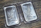 1 oz SilverTowne Eagle Silver Bar (Lot Of 2 Silver Bars) 2 oz of Silver Bullion
