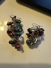 Vintage Autumn Colors 12 NUGGET Dangle EARRINGS — photo 4