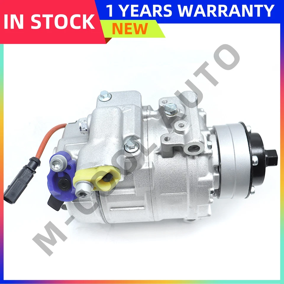 Compresor de aire acondicionado para VOLKSWAGEN TOUAREG AUDI A4 S4 RS4 S5 A6 S6 Q7 A8 S8 R8 7SEU17C Foto 3 de 4