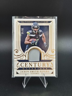 2025 National Treasures Jaxon Smit-Njigba Century Patch Gold /49 Seahawks