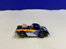 TYCO HO SCALE SLOT CAR BLACK WIPEOUT 1960 CHEVY CORVETTE BENCH TESTED