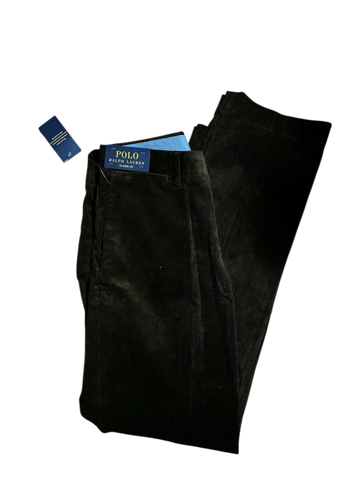 NWT Men’s Polo Ralph Lauren Brown Corduroy Pants Classic Fit 32 X 32 NEW