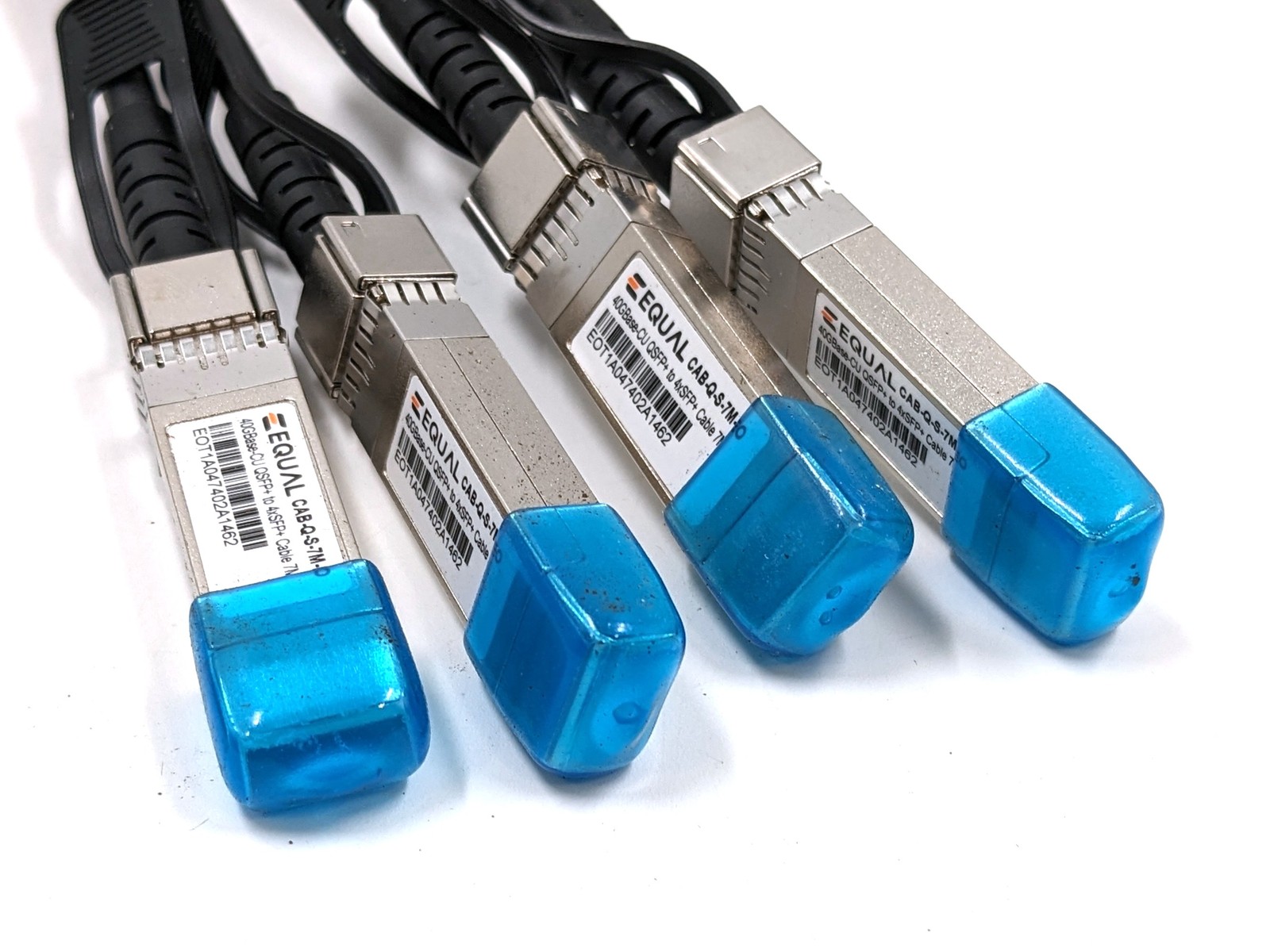 Equal CAB-Q-S-7M-EO 40G QSFP+ to 4 SFP+ 7m Splitter Cable Lot of 6