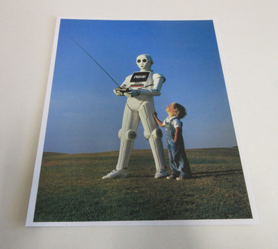 Prime Computers Print Advertising Image - Albert EinPrime & Boy - Vintage - 1983