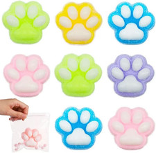 5-Pack Kawaii Cat Paw Squishy Toys Soft Sensory Mochi Fidget Stress Relief Set