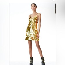 Alice + Olivia Contessa Embellished Mini Dress size 0 NWT