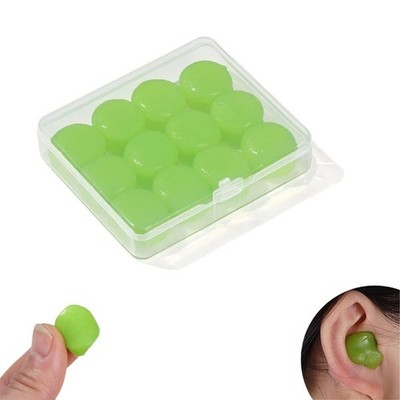 Ear Plugs for Sleeping, Swimming, 6 Pairs of Reusable Moldable Sof...