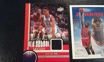 Rick Fox North Carolina Greats of the Game Old School SWATCHES RARE ODDBALL