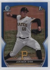 2023 Bowman Chrome Prospects Blue Refractor 125/150 Jun-Seok Shim #BCP-153 11ur