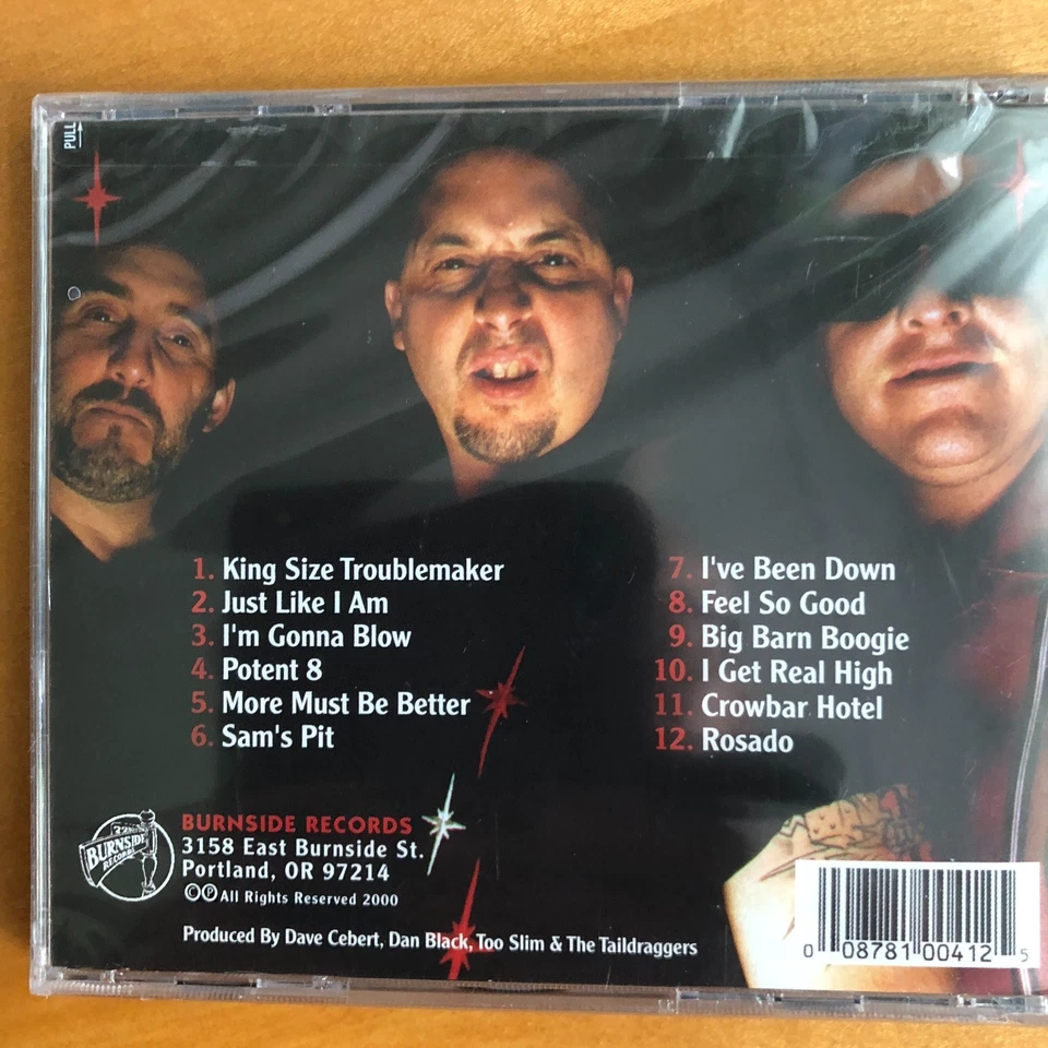TOO SLIM & THE TAILDRAGGERS : King Size Troublemakers - Burnside 041 , US 2000 - Bild 2 von 3