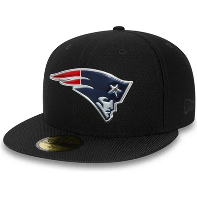 FANATICS New England Patriots Cap NFL Herren New Era Schwarz Fitted Mütze - Neu