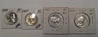 1956 1957 1958 1959 Washington Quarter Proof Silver 90% 4 Coin Lot
