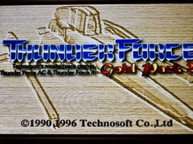 Thunder Force Gold Pack 1 2 Set Sega Saturn Japan Tecno Soft Shooter Rare Tested