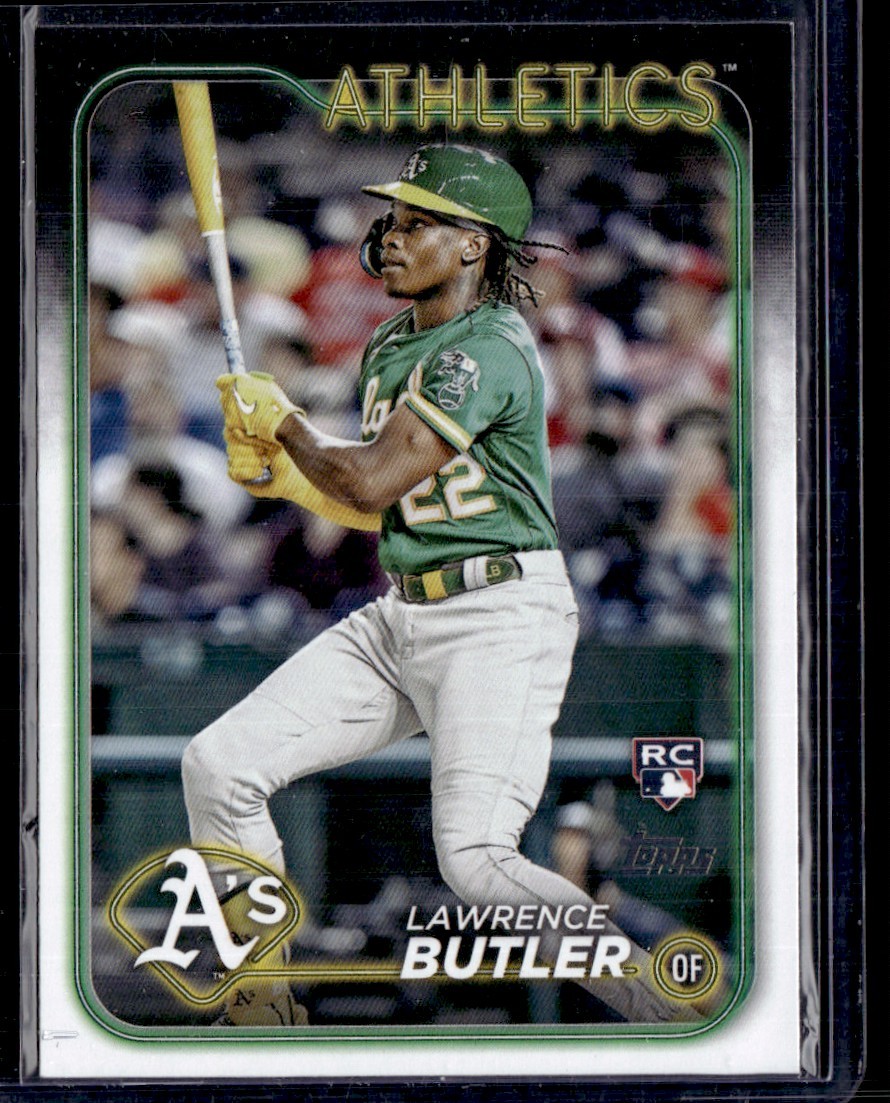 LAWRENCE BUTLER 2024 TOPPS SERIES 2 RC OAKLAND ATHLETICS #676