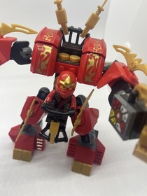 NINJAGO KAI FIRE MECH 70500 AND NINJAGO SAMURAI MECH 9448 LOT WITH TEO MINIFI