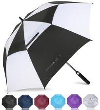 ZOMAKE Golf Umbrella Windproof Extra Large Oversized Heavy Duty Double Canopy