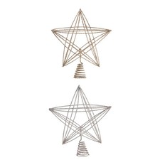 Weihnachtsbaumspitze Stern f&uuml;nfzackiger Stern ideales Geschenk Glitzerstern