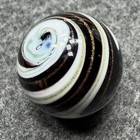 Handmade Marble Gold Lutz ( Corkscrew - Spiral ) 1 Inch +-  (S17) — photo 2