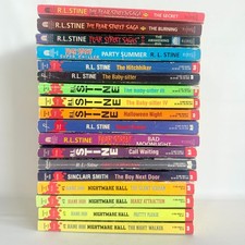 R.L. Stine FEAR Street Diane Hoh Sinclair Smith Thrillers Vtg PB Lot of 18 Books