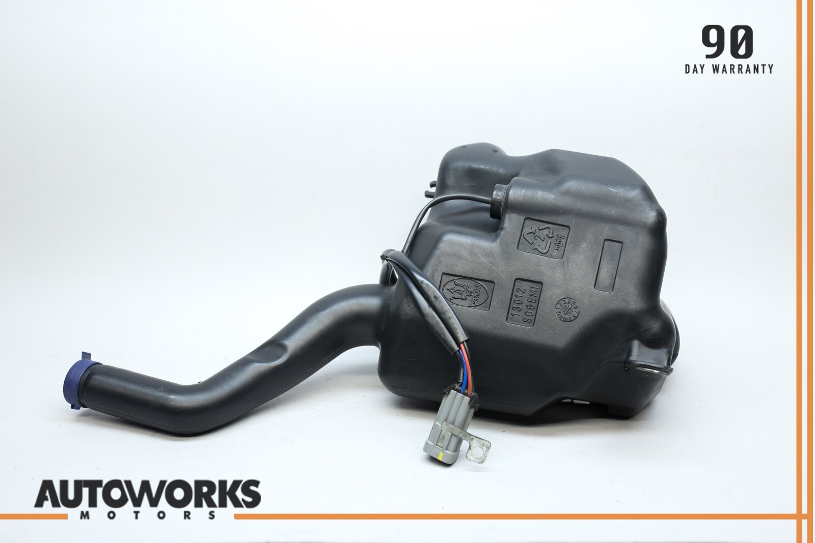 03-08 Maserati Quattroporte M139 Windshield Screen Washer Fluid Tank OEM