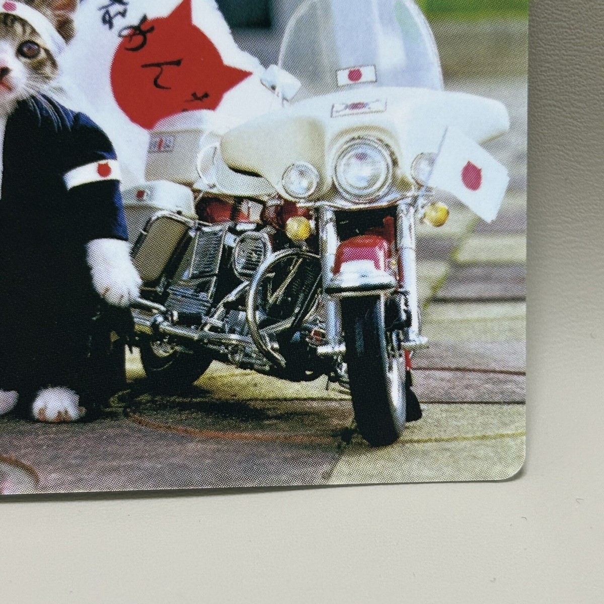 Nekoyashiki School uniform Mmotorcycle Telephone Card Cat Nekoyashiki School uniform Mmotorcycle Telephone Card Cat