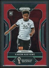 2022 KARIM ADEYEMI 047/399 PANINI PRIZM FIFA WORLD CUP QATAR 2022 RED ROOKIE RC