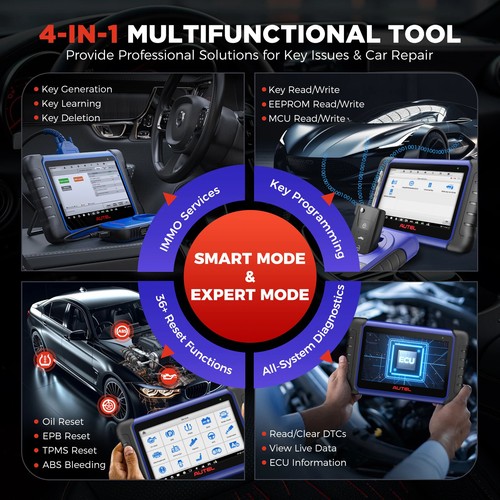 OBD2 Automotive Scanner IMMO Key Programming Diagnostic Tools For All Cars New - Picture 2 of 22