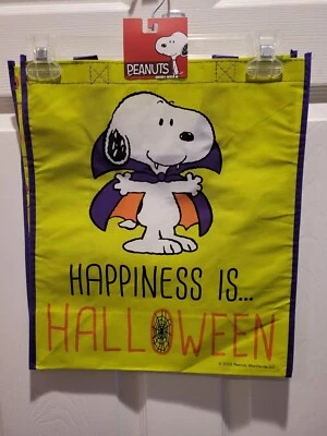 LEGACY Halloween Peanuts Snoopy Trick or Treat Bag Shopping Bag Tote Bag New