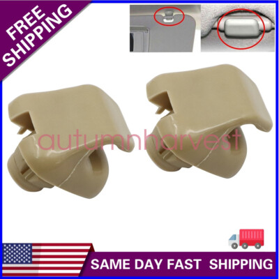 2X For Honda Cvc Accord CR-V Sun Vsor Bracket Hook Clp Hanger