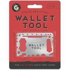 Multi Tool Wallet Metal Card Pocket Stainless Steel Dad Man Gift Stocking Filler